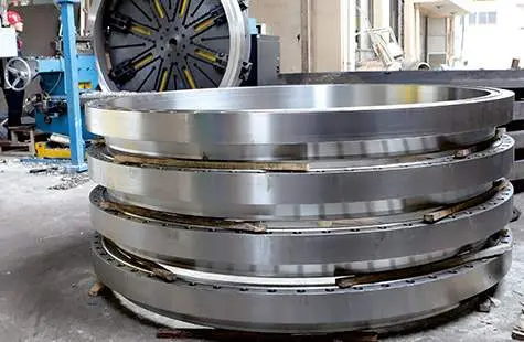 大口径平焊法兰精加工流程